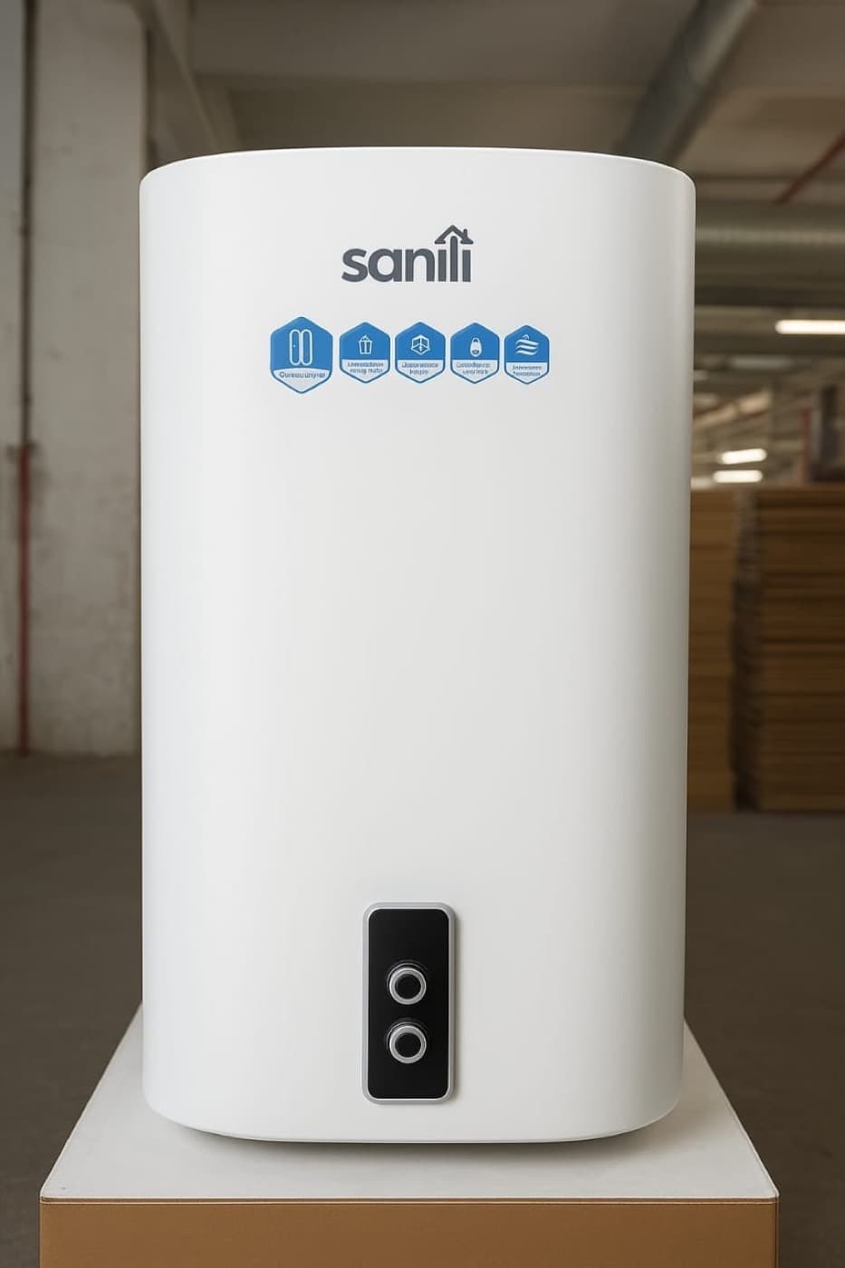Chauffe Eau Slim 100L Sanili - Chauffe-eau électrique, référence chauffe-eau-slim-100l-sanili chez Sanitaire Casa Anfa à Casablanca